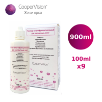 раствор CooperVision, 100 мл x9