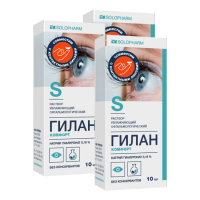Капли Гилан Комфорт 0,18%, 10 мл х3