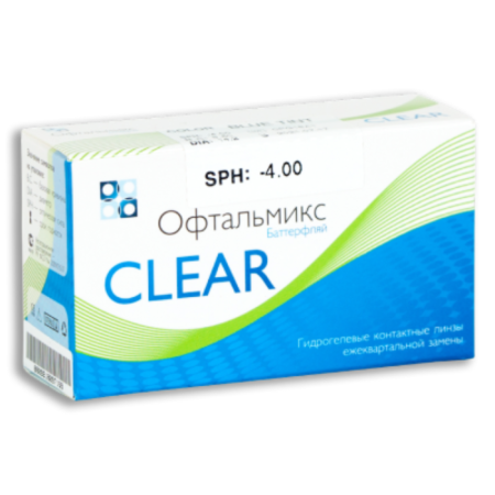 ОфтальмИкс Butterfly Clear, 4 шт ОфтальмИкс Butterfly Clear, 4 шт