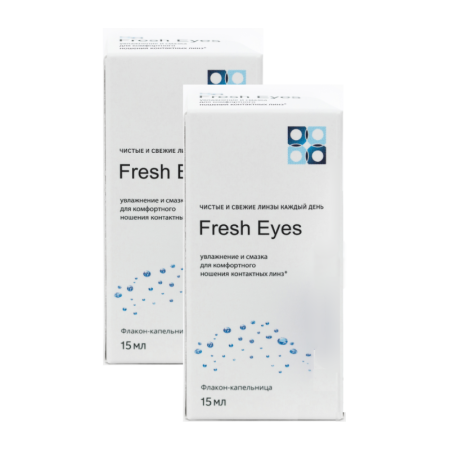 капли Офтальмикс Fresh Eyes, 15 мл х2